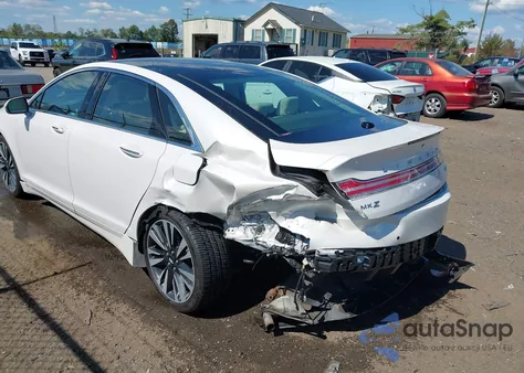 2018 Lincoln Mkz Hybrid Reserve from USA, damaged, VIN 3LN6L5MU2JR621765